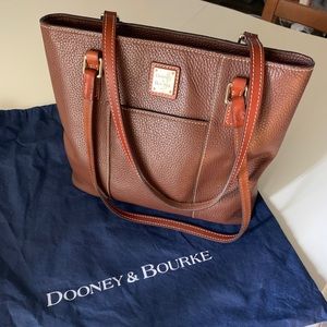 Dooney and Bourke brown small Lexington handbag